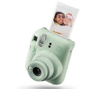Instax Mini 12 Instant Camera with Auto-Exposure, Mint Green